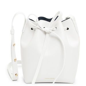 Mansur Gavriel mini bucket bag White / Navy